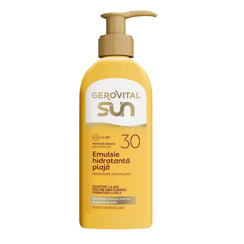 Gerovital Sun Emulsie Hidratanta Plaja SPF30 200ml