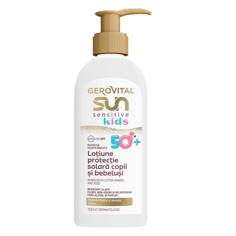 Gerovital Sun Sensitive Lotiune Protectie Solara Copii si Bebelusi SPF50+ 200ml