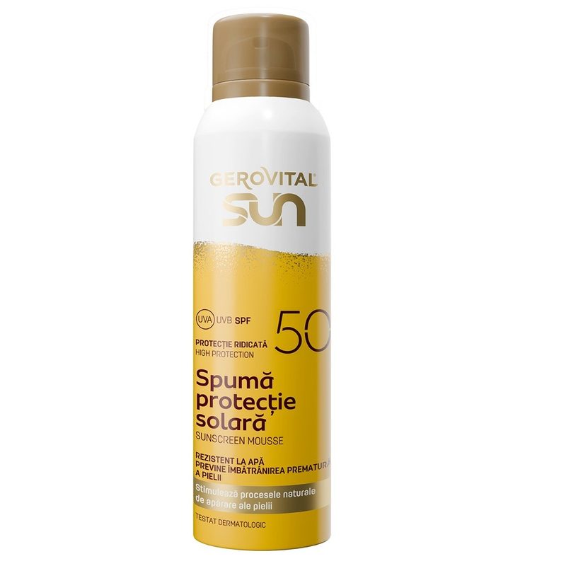 Gerovital Sun Spuma Protectie SPF50 150ml