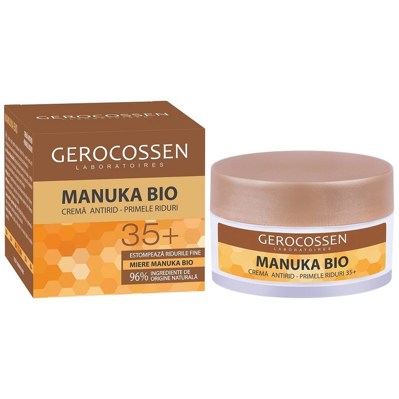 Gerocossen Manuka Bio Crema pt Primele Riduri cu Miere 35+ 50ml