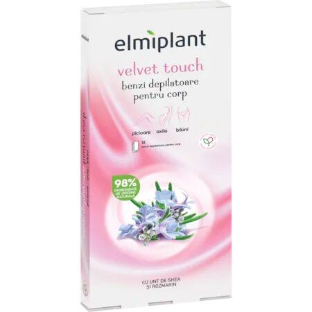Elmiplant Velvet Touch Benzi Depilatoare Corp 12buc