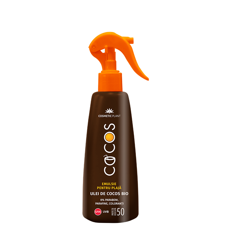 Cosmetic Plant Sun Emulsie Spray Ulei de Cocos SPF50 200ml