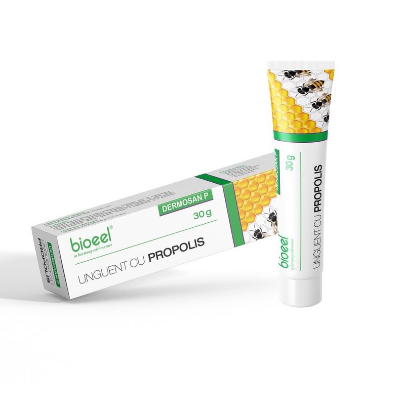 Dermosan P Unguent cu Propolis 30g Bioeel