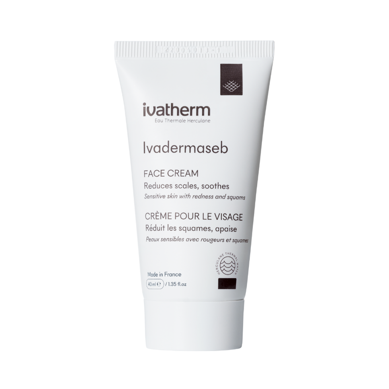 Ivatherm Ivadermaseb Crema Piele Sensibila cu Roseata si Scuame 40ml