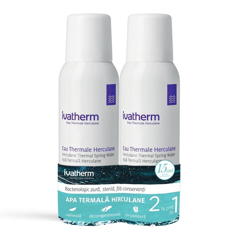 Ivatherm Apa Termala Herculane 100ml 1+1 Pachet Avantajos