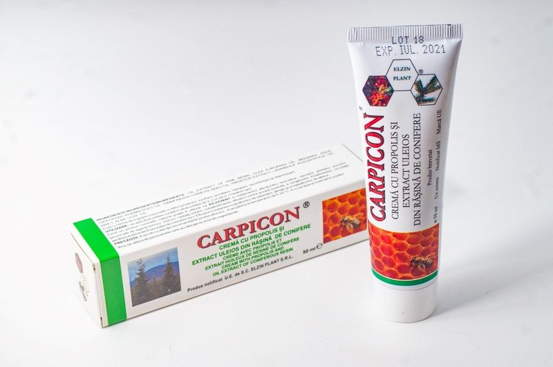 Carpicon Crema cu Propolis si Extract Uleios de Rasina de Conifere 50ml Elzin Plant