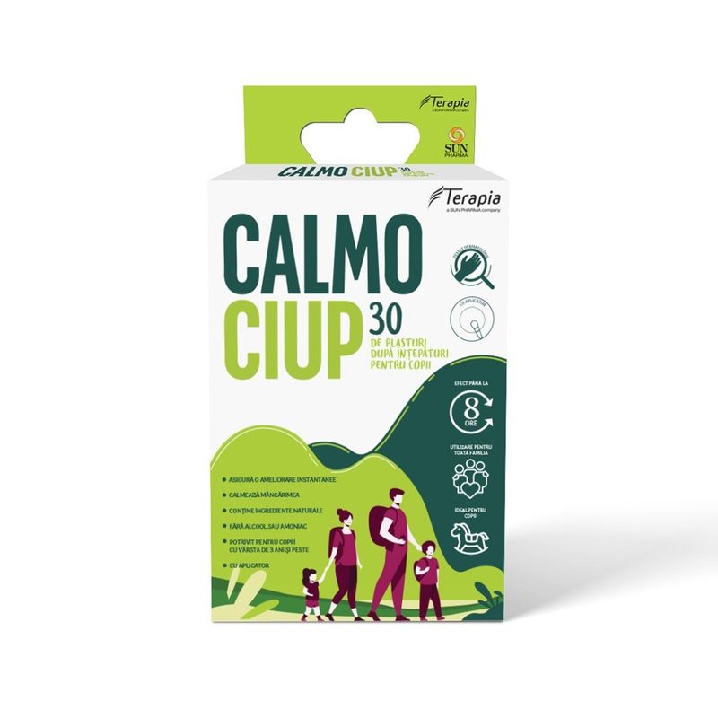 Calmo Ciup Plasturi dupa Intepaturi pt Copii x 30buc Terapia