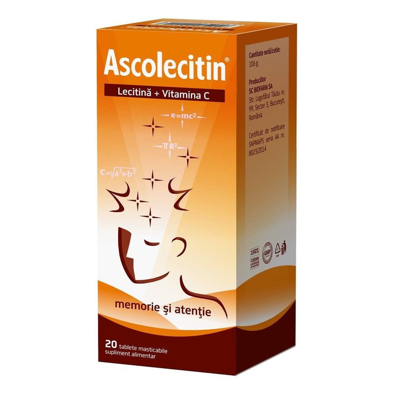 Ascolecitin x 20cpr mast Biofarm