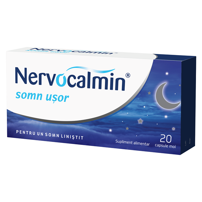 Nervocalmin Somn Usor cu Valeriana x 20cps moi Biofarm