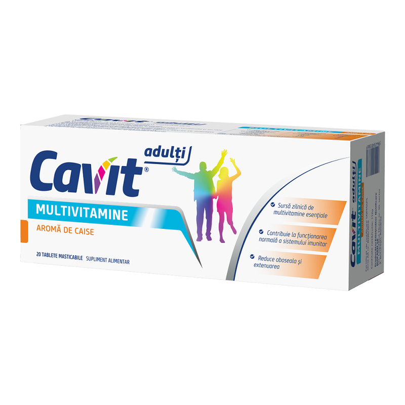 Cavit Adulti Multivitamine Caise x 20cpr mast Biofarm