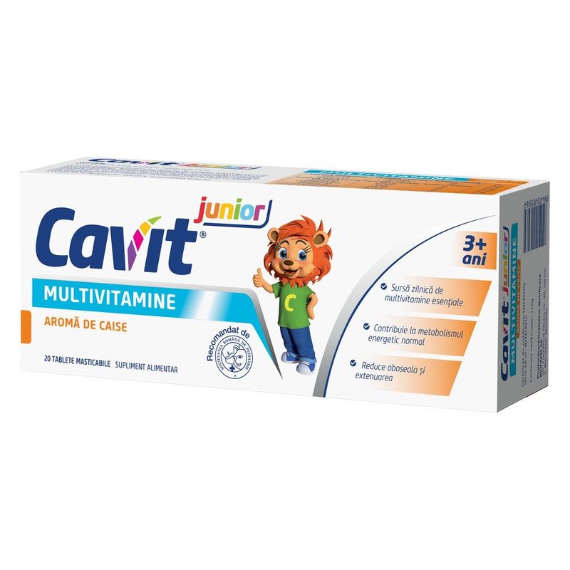 Cavit Junior Multivitamine Caise x 20cpr mast Biofarm