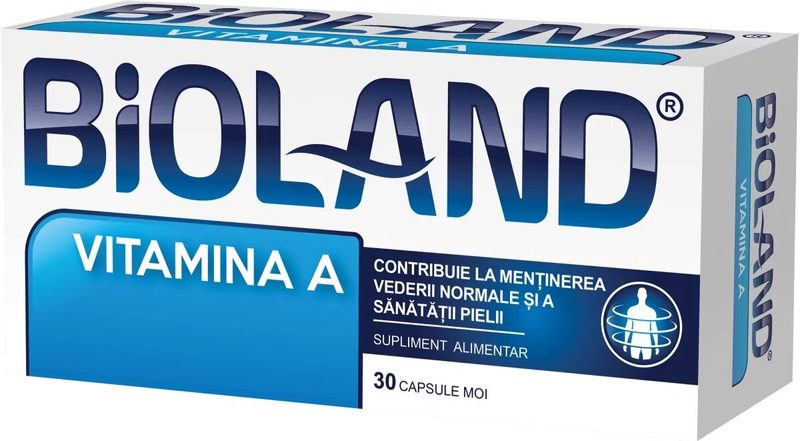 Bioland Vitamina A x 30cps moi Biofarm