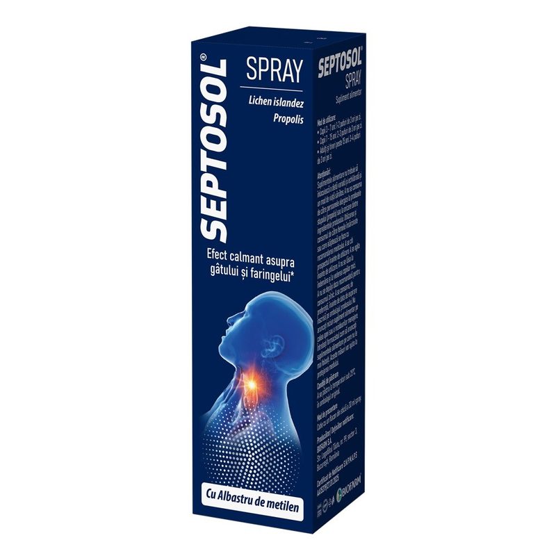 Septosol Spray cu Albastru de Metilen 30ml Biofarm