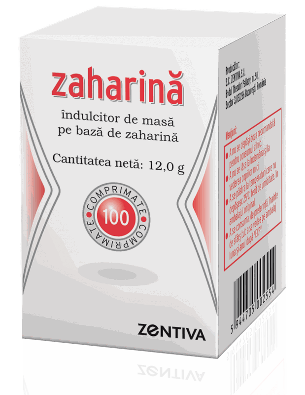 Zaharina 19mg x 100cpr Zentiva