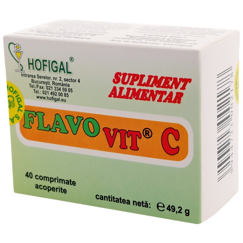 Hofigal Flavovit C 500mg x 40cpr