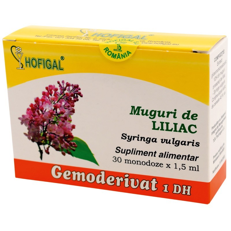 Hofigal Gemoderivat Muguri de Liliac x 30monodz
