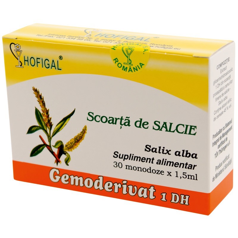 Hofigal Scoarta de Salcie Gemoderivat x 30monodz