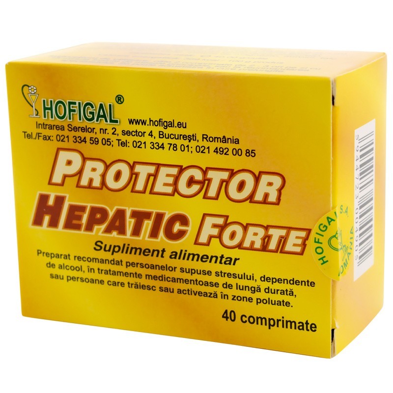 Hofigal Protector Hepatic Forte x 40cpr