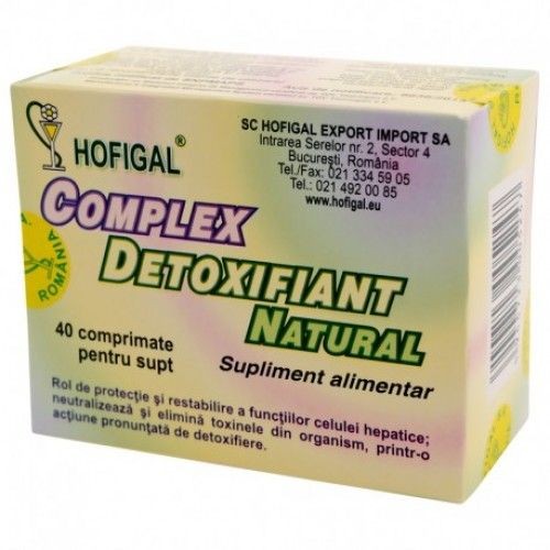 Hofigal Complex Detoxifiant x 40cpr