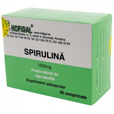 Hofigal Spirulina 1000mg x 40cps