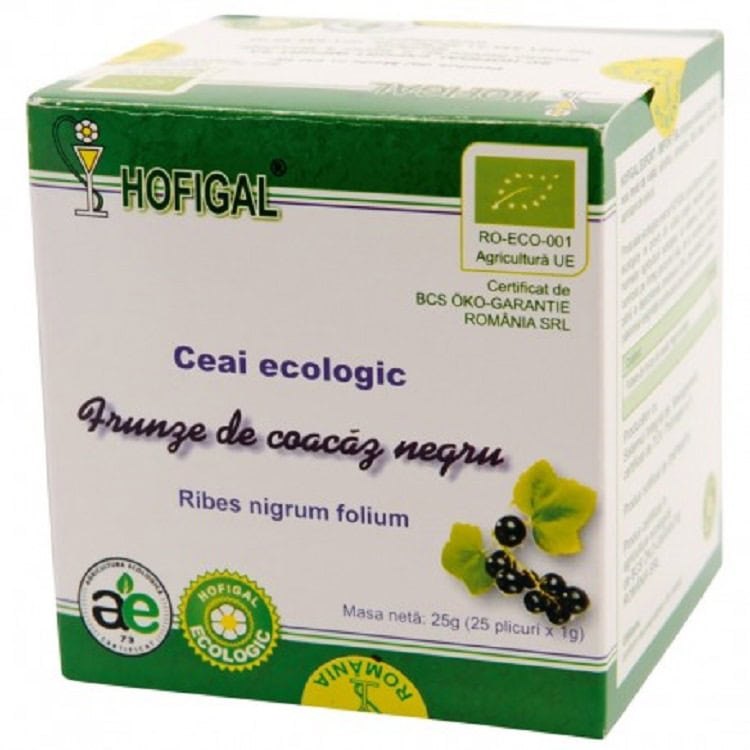 Hofigal Ceai Frunze Coacaz Negru x 25plic