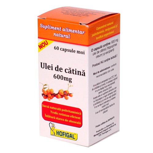 Hofigal Ulei de Catina 600mg x 60cps