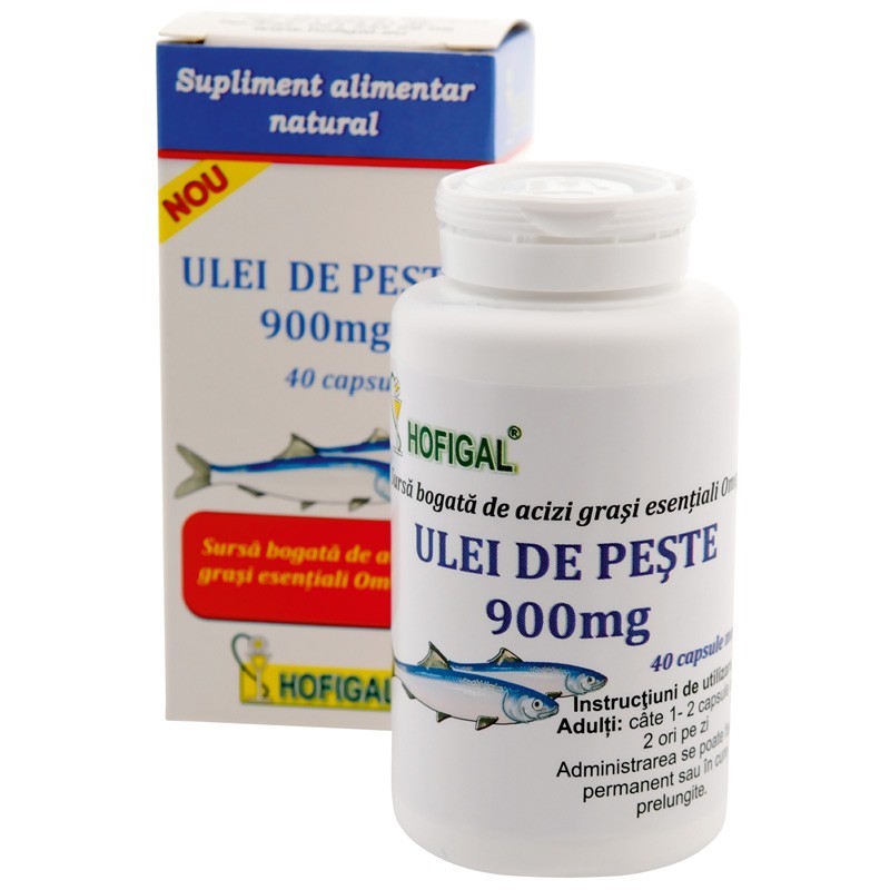 Hofigal Ulei de Peste 900mg x 40cps
