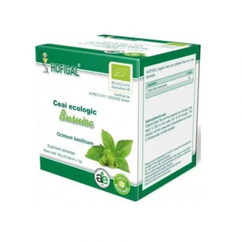 Hofigal Ceai Ecologic Busuioc x 25plic