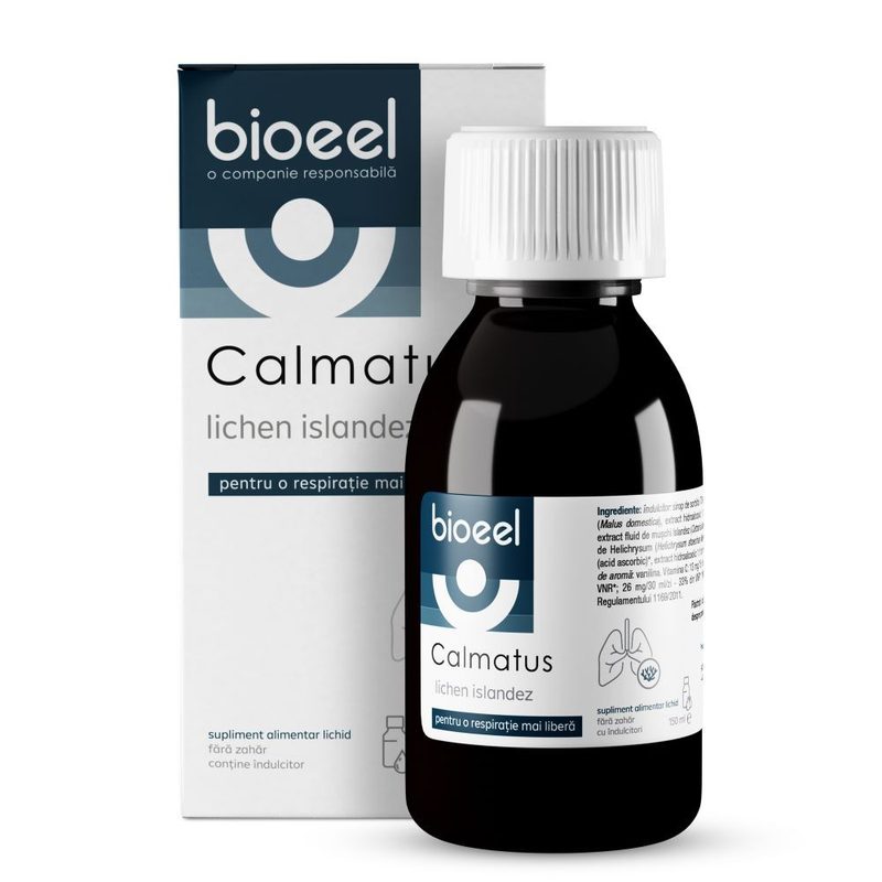 Calmatus Lichen Islandez Sirop 150ml Bioeel