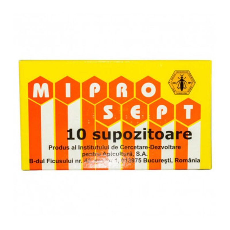 Miprosept supozitor 20g x 10buc I.C.D.A.