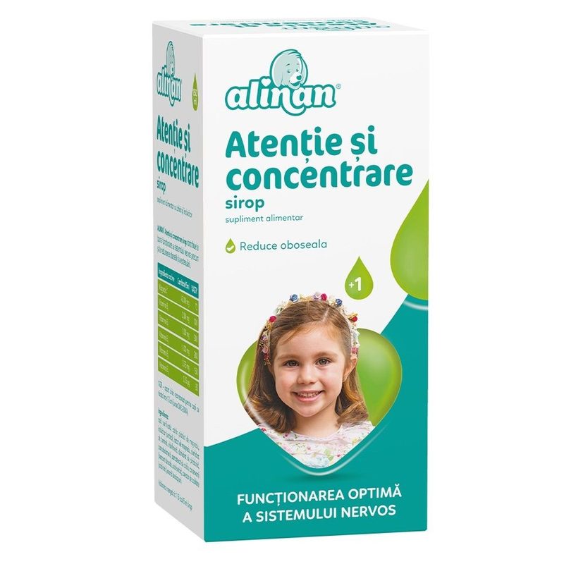 Alinan Atentie si Concentrare Sirop 150ml Fiterman