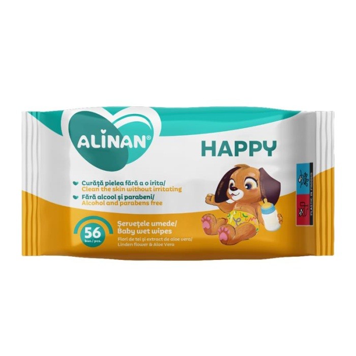 Alinan Servetele Umede Bebe x 56buc Fiterman