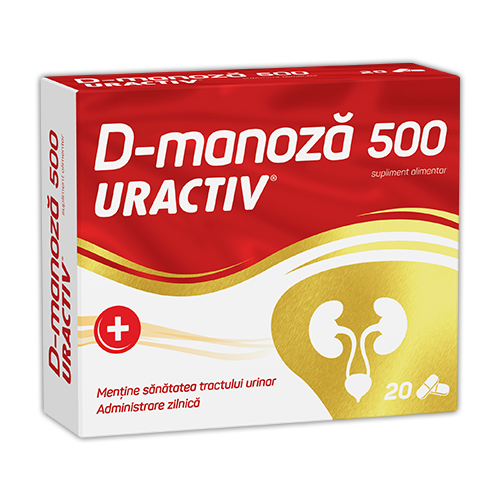 Uractiv D Manoza 500mg x 20cps Terapia