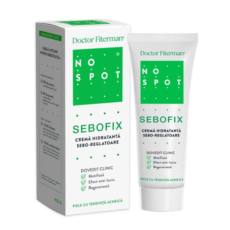 Doctor No Spo Fiterman Sebofix  Crema Hidratanta Seboreglatoare 50ml