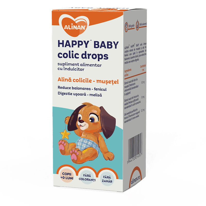 Alinan Happy Baby Colic solutie 50ml Fiterman