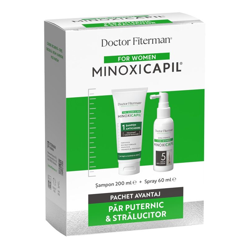 Doctor Fiterman Minoxicapil Pachet Women Par Puternic&Stralucitor