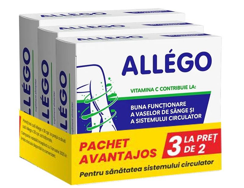 Allego 3cutii x 30cpr film Pachet Avantajos Fiterman