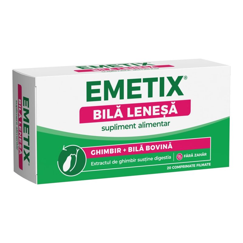 Emetix Bila Lenesa x 20cpr film gastrorez Fiterman