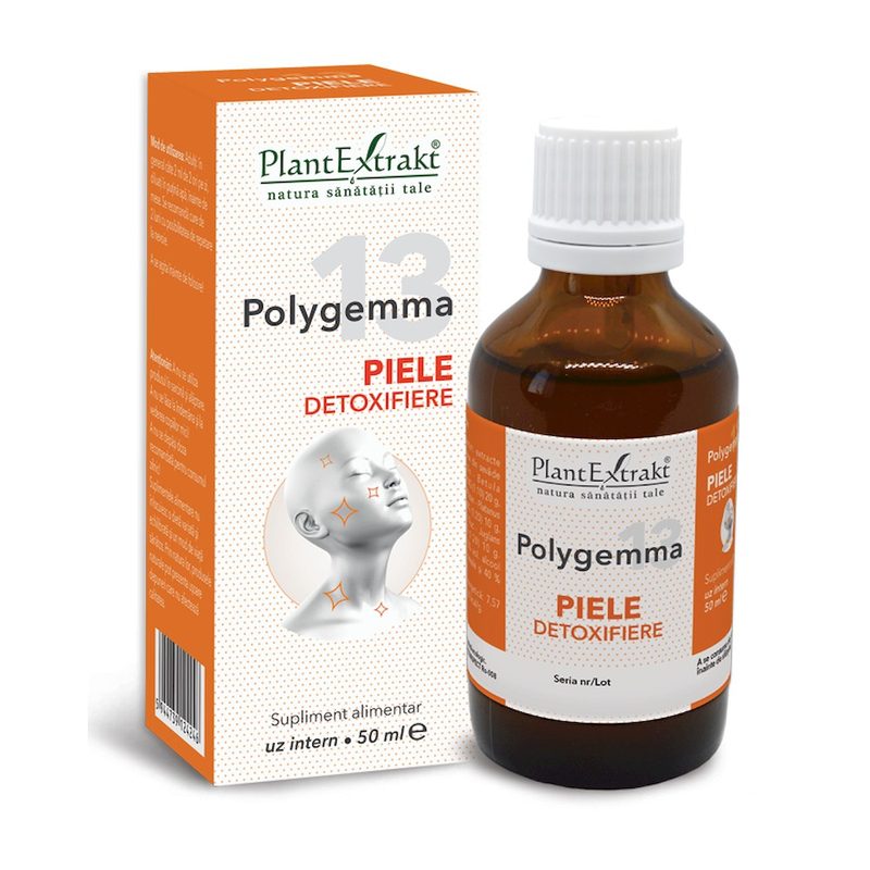 Polygemma 13 Piele Detoxifiere 50ml Plant E