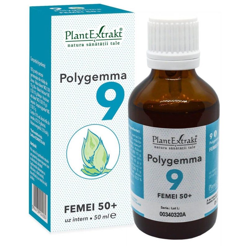 Polygemma 9 Femei 50+ 50ml Plant E