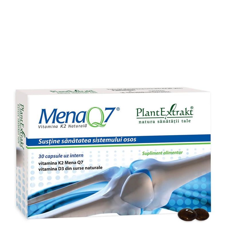 Mena Q7 Vitamina K2 Naturala x 30cps Plant E