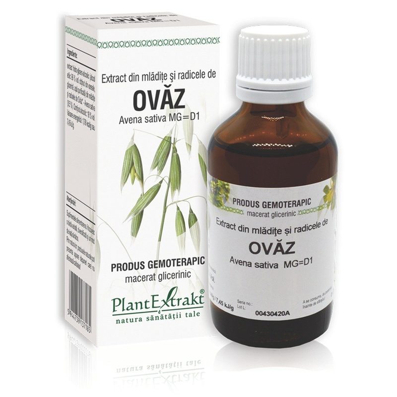 Extract Mladite si Radicele de Ovaz 50ml Plant E