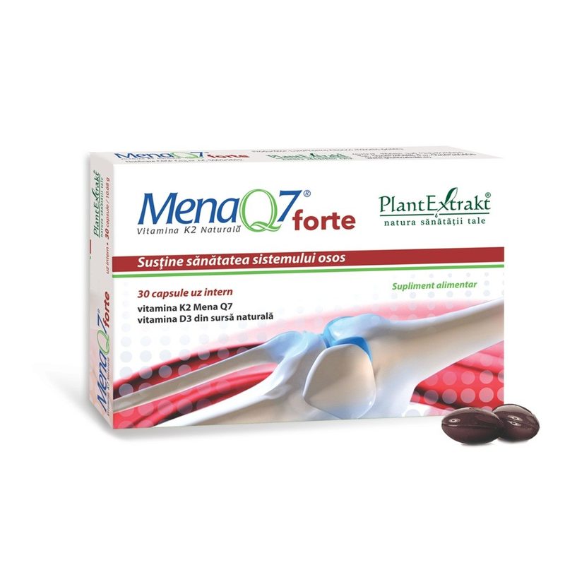 Mena Q7 Forte Vit K2 Naturala x 30cps Plant E