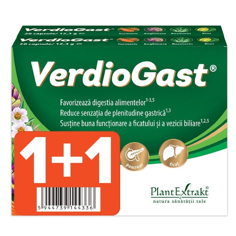 Verdiogast x 20cps Pachet 1+1 Plant E