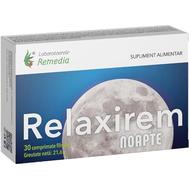 Relaxirem Noapte x 30cps Remedia