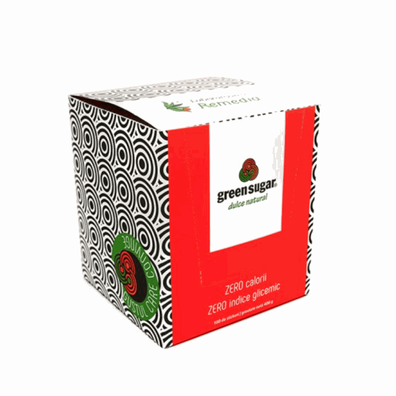 Green Sugar Indulcitor Natural 4g x 100plic Remedia