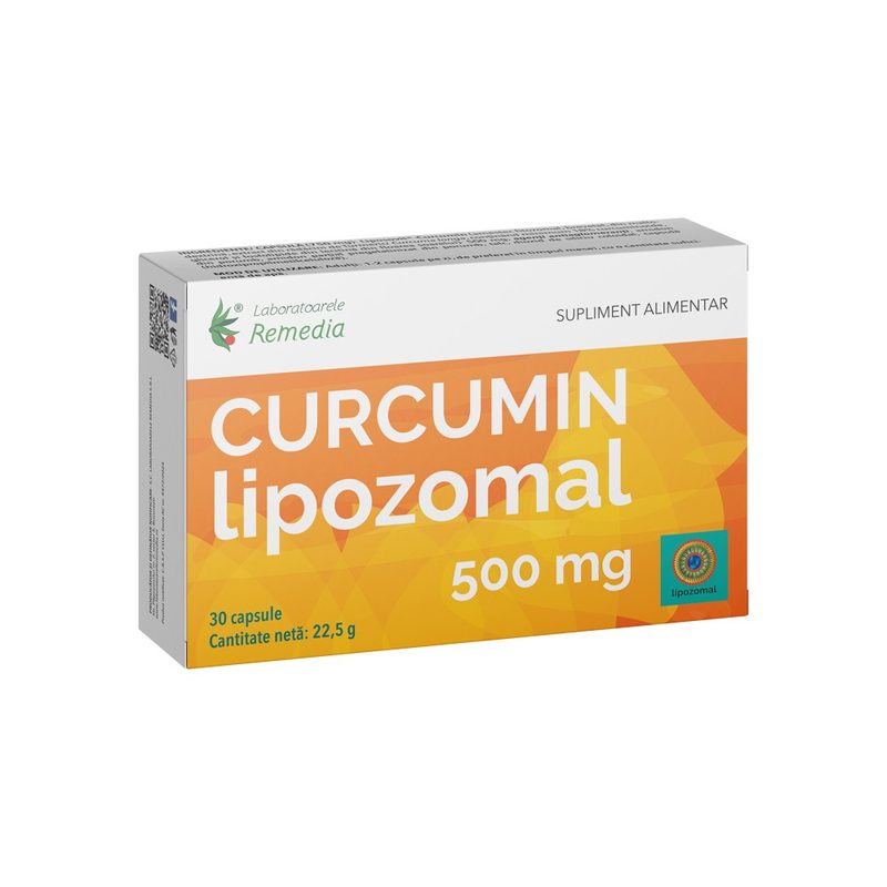 Curcumin Lipozomal 500mg x 30cps Remedia