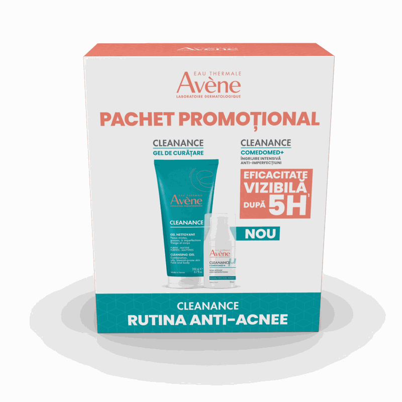 Avene Cleanance Comedomed 30ml + Gel de Curatare 200ml Pachet Promotional