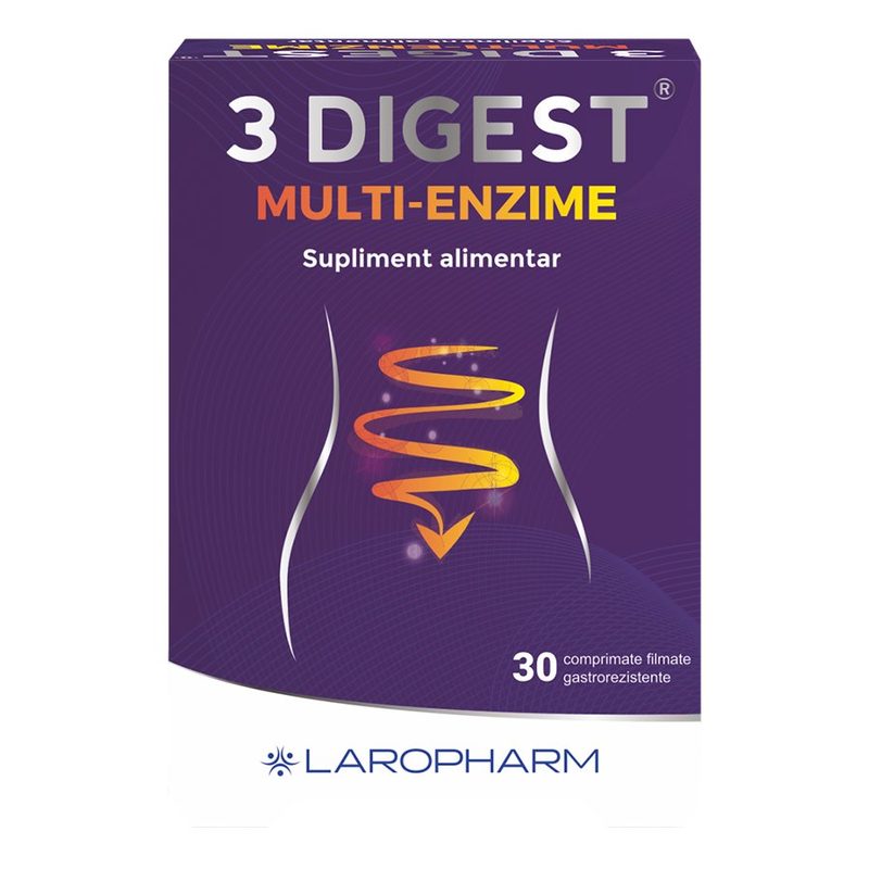 3 Digest Multi Enzime x 30cpr film Laropharm