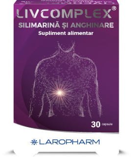 Livcomplex Silimarina si Anghinare x 30cps Laropharm